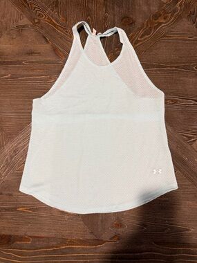 Under Armour Mint Green Mesh Racerback Tank